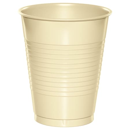 Touch Of Color Ivory Plastic Cups, 16oz, 240PK 28161081